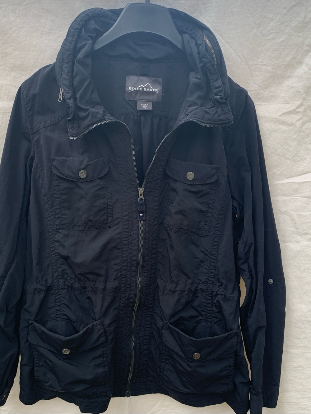Eddie Bauer Travex Trekking Lightweight Hooded Jacket
